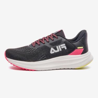 Imagem de Tênis Fila Fastness Running Original Corrida Caminhada Macio, 38, Pret