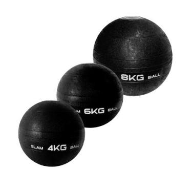 Imagem de Kit Slam Ball 18kg Medicine exercício funcional Funcional Força Liveup