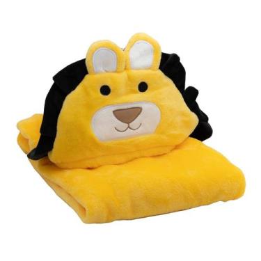 Imagem de Manta Baby com Capuz - Leãozinho - Jolitex Ternille