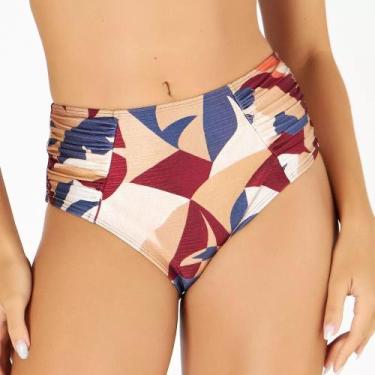 Imagem de Biquíni Max Drapee Estampado Zero Barriga - Banho de Mar, Double spani