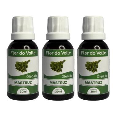 Imagem de Óleo Vegetal De Mastruz 30ml Flor Do Valle - Essencial, 3 Unidades