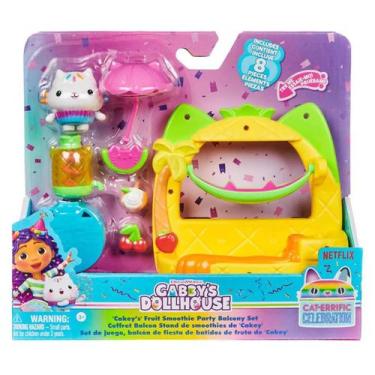 Imagem de Brinquedo Cakey Cat Gabbys Dollhouse - Conjunto Colorido Com Mini Bone