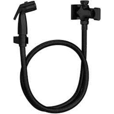 Imagem de Ducha higienica deca polo black matte 1984.blt.mt ref: 1984.bl33.act.m