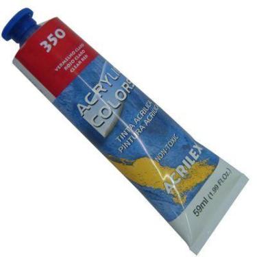 Imagem de Tinta Acrilica Acrilex 59 ml Vermelho Claro 13160 - 350