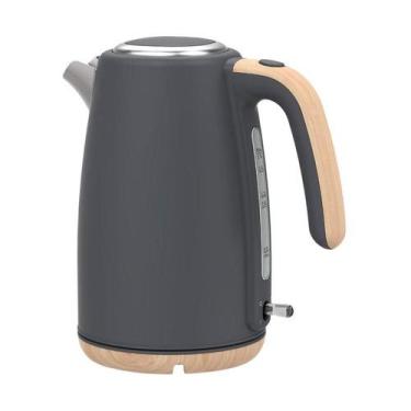 Imagem de Chaleira Elétrica Labravia Wooden, 220V, CINZA