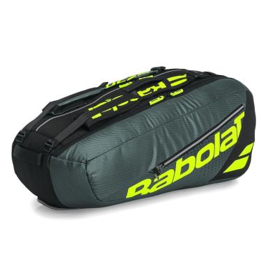 Imagem de Raqueteira Babolat Pure Aero 2026 X6 para 6 Raquetes 60L com Compartimento Ventilado Preto