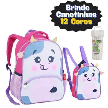 Imagem de Kit Mochila Creche e Lancheira Com Canetinhas - Seanite/Clio