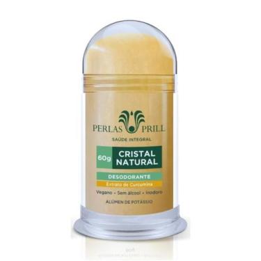 Imagem de Desodorante Cristal Perlas Prill Extrato de Curcumina 60g, Azul
