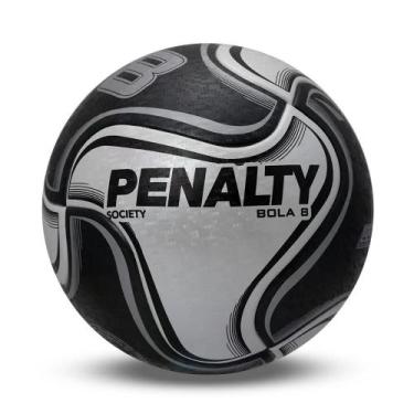 Imagem de Bola de Futebol Society Penalty 8 X, Preto, ÚNICO