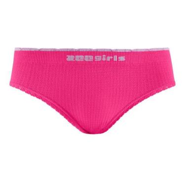Imagem de Calcinha Tanga Infantil sem Costura com Renda Pink - Zee Rucci, G