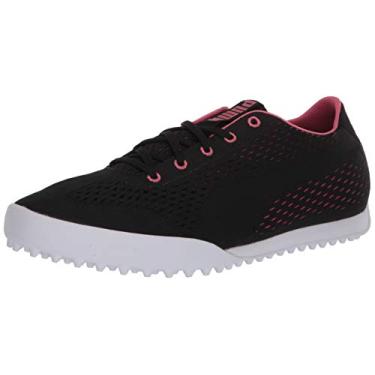 Imagem de Puma Golf Sapato de golfe feminino Monolite de malha projetado para gatos, Puma preto - Rapture Rose, 5.5