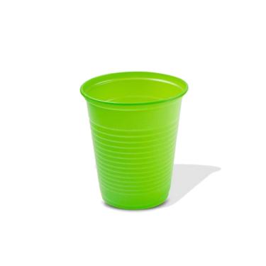 Imagem de Copo de Plástico Descartável Verde 200ml Pacote c/ 50un Trik Trik