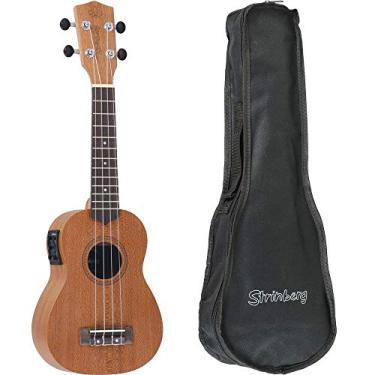 Imagem de Ukulele Strinberg Uk06ce Mgs Soprano Elétrico Afinador Capa