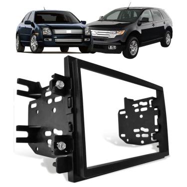 Imagem de Moldura De Painel 2 Din Ford Fusion 2006 Á 2009 Edge 2008 Á 2011 Para Cd Dvd 2 Dins 