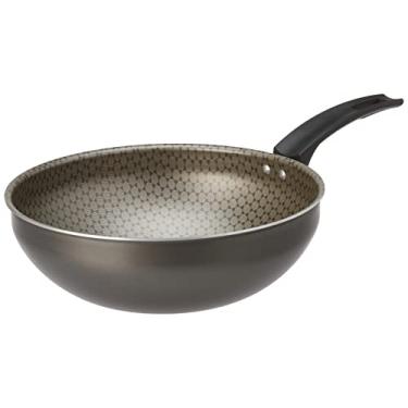 Imagem de Aluminio Oliveira Wok Luxury Grafite N. 24 sem tampa