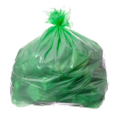 Imagem de Saco Para Lixo Com Capacidade De 20 Litros Verde Com 100 Unidades Itaq