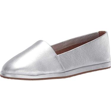 Imagem de Aerosoles Mocassim feminino Holland, Couro prateado, Medium