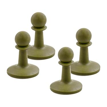 Imagem de Menolana 4 peças de 6 mm de diâmetro, cobertura para barraca de acampamento, verde escuro