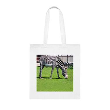 Imagem de Sacola de zebra, presente de sacola de zebra, bolsa de ombro de zebra, bolsas reutilizáveis de zebra, ideia de presente de cesta de natal de aniversário, presente para ela, presente