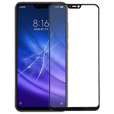 Imagem de HUANGYUNCHAO Acessórios telefônicos Lente de vidro externo da tela frontal com OCA opticamente claro adesivo para Xiaomi Redmi Note 6 / mi 8 lite Substituição do telefone celular