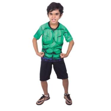Imagem de Fantasia Infantil Hulk Esmaga De 2 À 8 Anos - Brink Model
