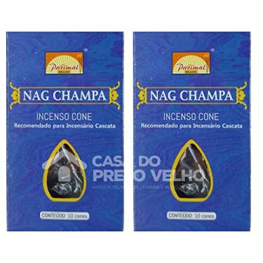 Imagem de Incenso Cone Cascata Nag Champa Parimal - 2 Unidades