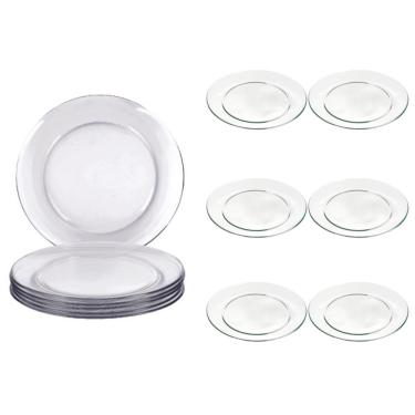 Imagem de Prato Temperado 26cm Raso Gourmet Refeição Duralex 6Un