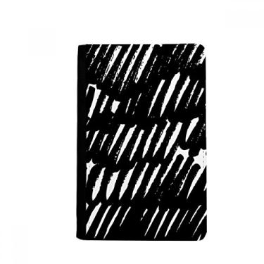 Imagem de Brushwork Porta-passaporte com textura de curva irregular Notecase Burse carteira capa para cartão, Multicolorido.