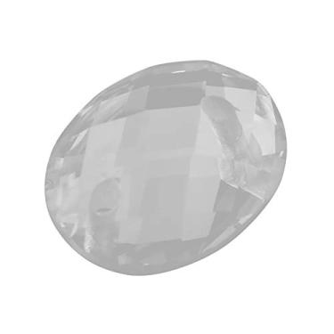 Imagem de 200 Pçs de Costura, 2 Cores Em Forma de Gota Resina Flatback Costura Acrílico AB para Artesanato Diy Roupas Sapatos Traje (malha oval de 8 * 10mm)