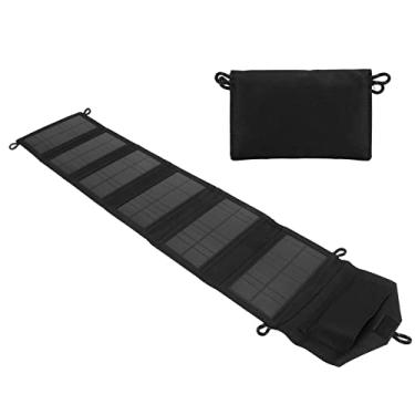 Imagem de Bolsa dobrável de painel solar, bolsa dobrável de painel solar, carregamento ao ar livre, bolsa dobrável de silicone monocristalino para placa de geração de energia celular solar