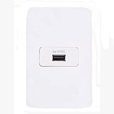 Imagem de Conjunto Tomada carregador USB 2A bivolt 4x2 Margirius B3