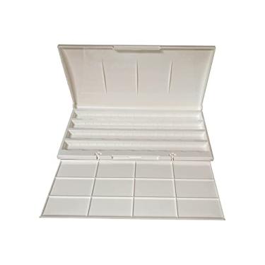 Imagem de Estojo de Plastico para Aquarela Pastilha White Nights Para 24/36 Pans