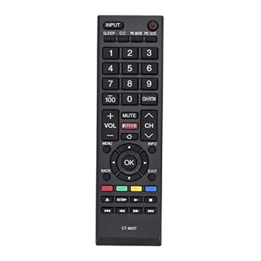 Imagem de Controle remoto substituído CT-8037 ct8037 para Toshiba 40L3400 40L3400U 50L3400 50L3400U 58L5400 58L5400U 58L5400UC 65L5400 65L5400U 65L5L5L665L5L5L666665L5L5L5L5L5L5400000U 5400U. TV HDTV C Smart