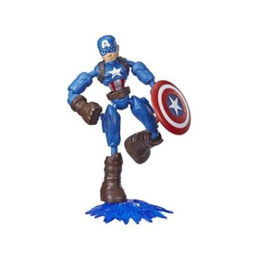 Imagem de Boneco Capitão América Marvel Avengers - Bend And Flex Hasbro