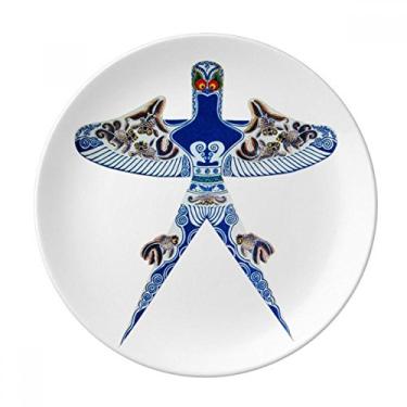 Imagem de Kite da cultura chinesa tradicional prato decorativo de porcelana salver louça louça jantar