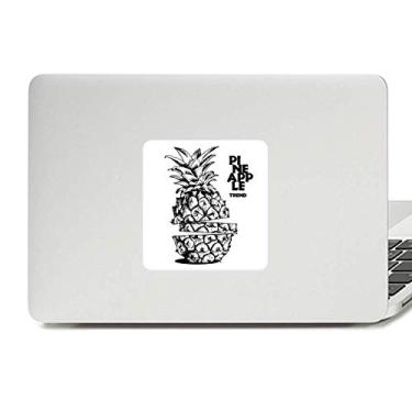 Imagem de Adesivo de vinil Paster Laptop com desenho de linha de fruta de abacaxi, decoração de PC