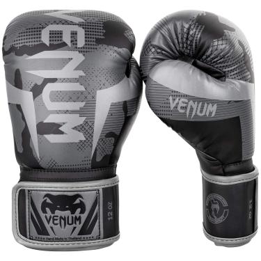 Imagem de Venum Luvas de boxe Elite – Preto/Camuflagem escura – 340 g, 340 g