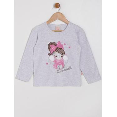 Camiseta Raglan Infantil Luluca Panda Menina