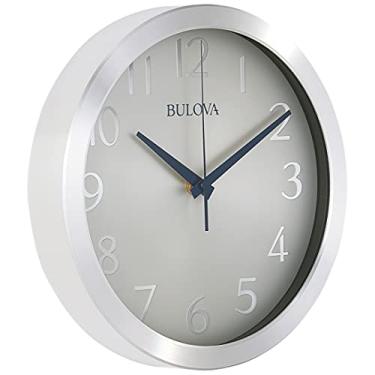 Imagem de Bulova Relógio de parede C4844 Winston, pacote com 1, prata