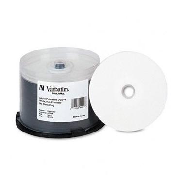 Imagem de Disco gravável Verbatim DVD+R, DVD+R16XPR, 50/PK (pacote com 3)