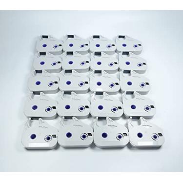 Imagem de Cartucho de tinta para fita cassete Mk-rs100b 3604B001 compatível preto para máquinas de letras eletrônicas mk1500, mk2500, mk2100 (20 peças)