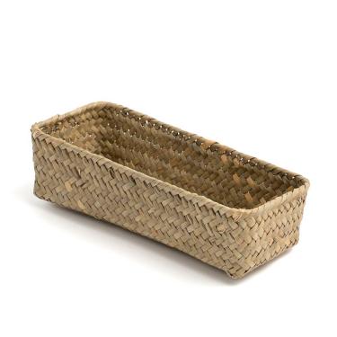 Imagem de Cesto quadrado de seagrass 24cm - Oikos