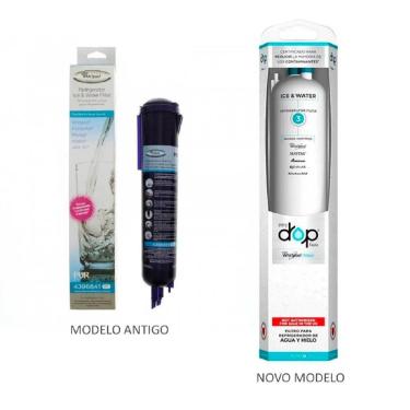 Imagem de Refil filtro De Água refrigerador geladeira Side By Side Brastemp BRS62B BRS70G KRS84ARANA W10320833 4396841 orignal