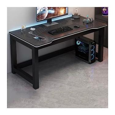 Imagem de Mesa de computador PC mesa de mesa mesa dupla mesa de estudante casa quarto mesa de estudo mesa de escritório mesa de jogos simples mesa de PC mesa de PC mesa de PC (cor: 01, tamanho: 90 * 60 * 75 cm)