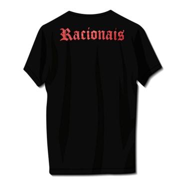 Imagem de Camiseta Plus Size Racionais Álbum Preta Sobrevivendo No Inferno