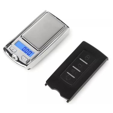 Imagem de Mini Balança Portátil de Bolso: Leve, Chaveiro, 0.01-200g