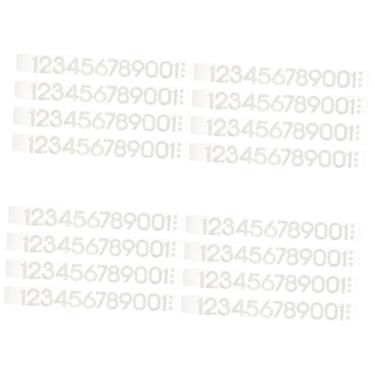 Imagem de Lurrose 160 Peças Adesivos Digitais Ferro De Cristal Em Números Remendos DIY Patches De Transferência Quente Número De Ferro Em Remendos Adesivos De Pérola Strass Costura Vestuário