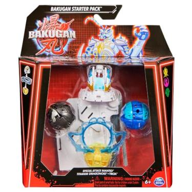 Imagem de Bakugan - Special Attack Mantid com Dragonoid de titânio e iniciante Trox