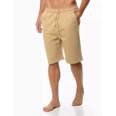 Imagem de Bermuda CKJ Moletom Neo Nudes- Cáqui- RICO123-0716-Masculino