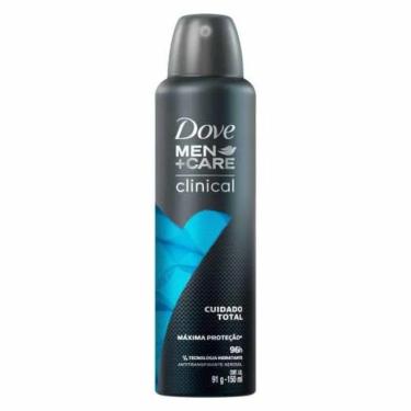 Imagem de Desodorante Antitranspirante Aerosol Dove Men +Care Clinical Cuidado Total 48H 150Ml
